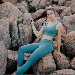 Popflex Active Terrain Collection Gulch Bra Color Moss Size M